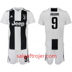 Juventus Fodboldtrøjer Higuain 9 Børn Hjemmebanesæt 2018/19 Kort ærmer